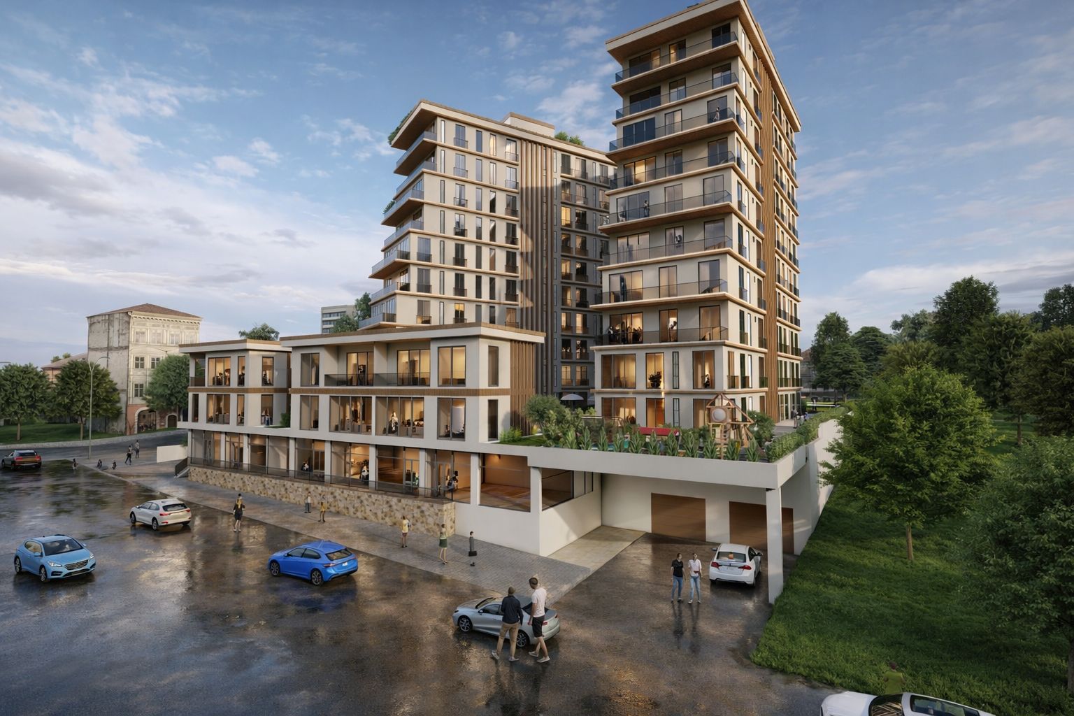 Öner Houses – Konut ve Ticari Karma Projesi
